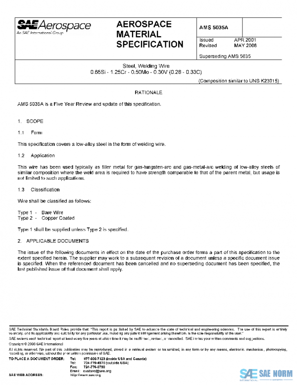 SAE AMS5035A PDF