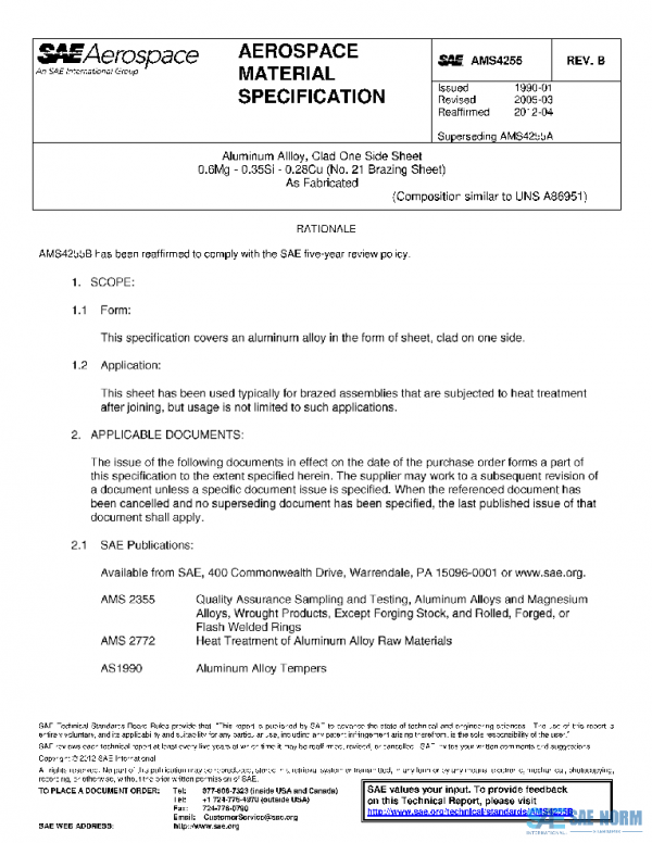 SAE AMS4255B PDF