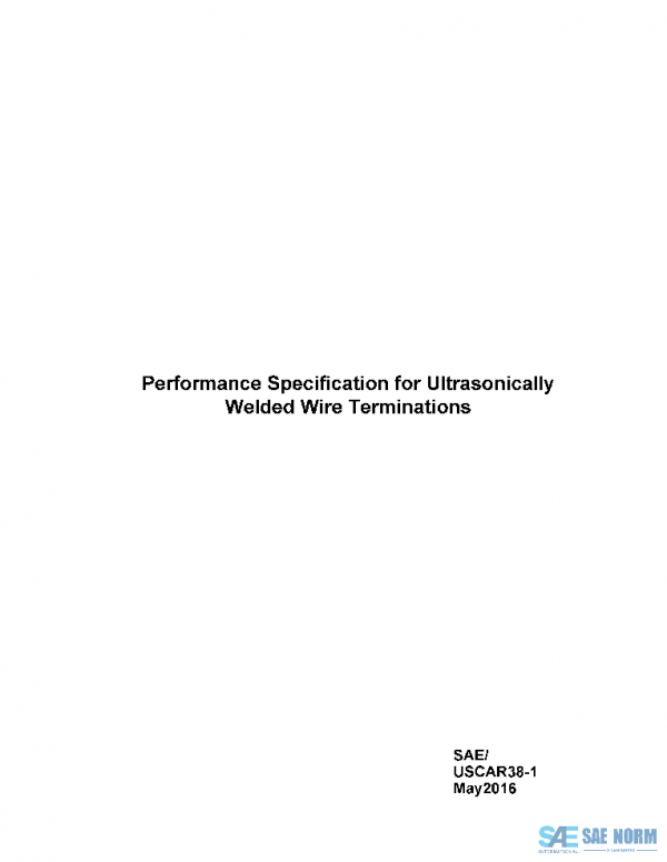 SAE USCAR38-1 PDF SAE USCAR38-1 PDF