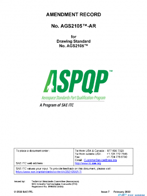 SAE AGS2105AR-7 PDF