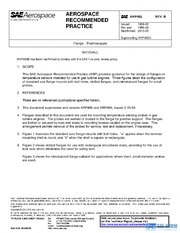 SAE ARP465B PDF