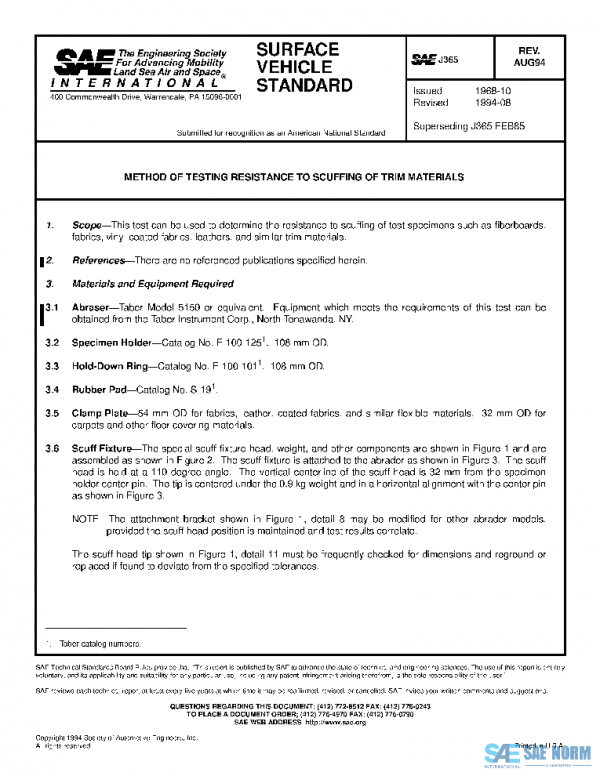 SAE J365_199408 PDF