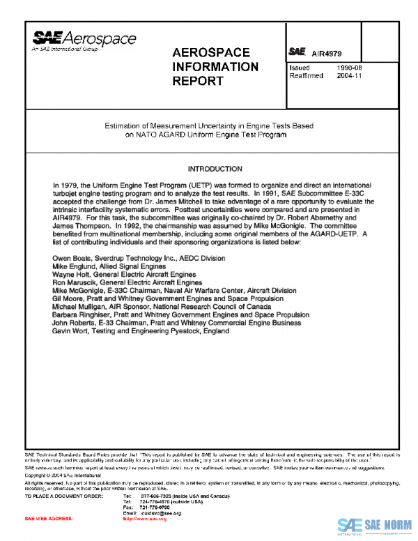 SAE AIR4979 PDF