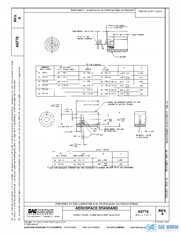 SAE AS778A PDF