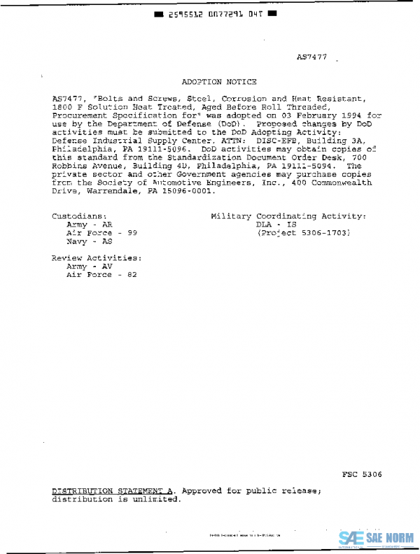 SAE AS7477B PDF SAE AS7477B PDF