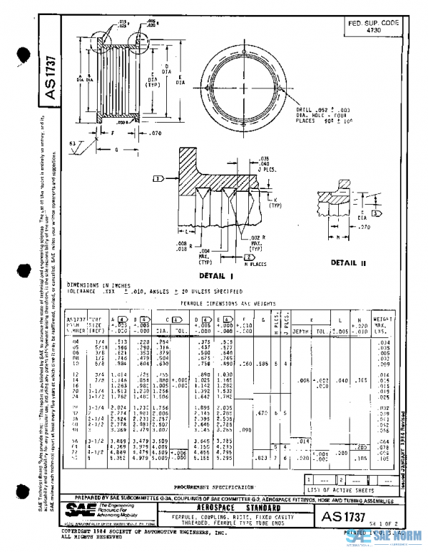 SAE AS1737 PDF SAE AS1737 PDF