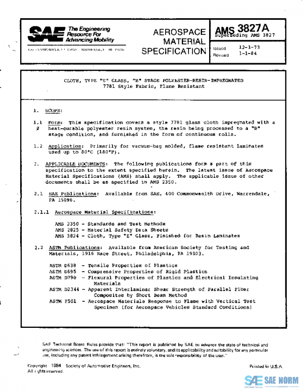 SAE AMS3827A PDF