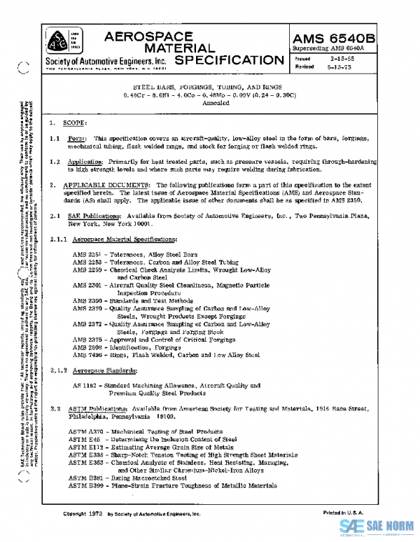 SAE AMS6540B PDF
