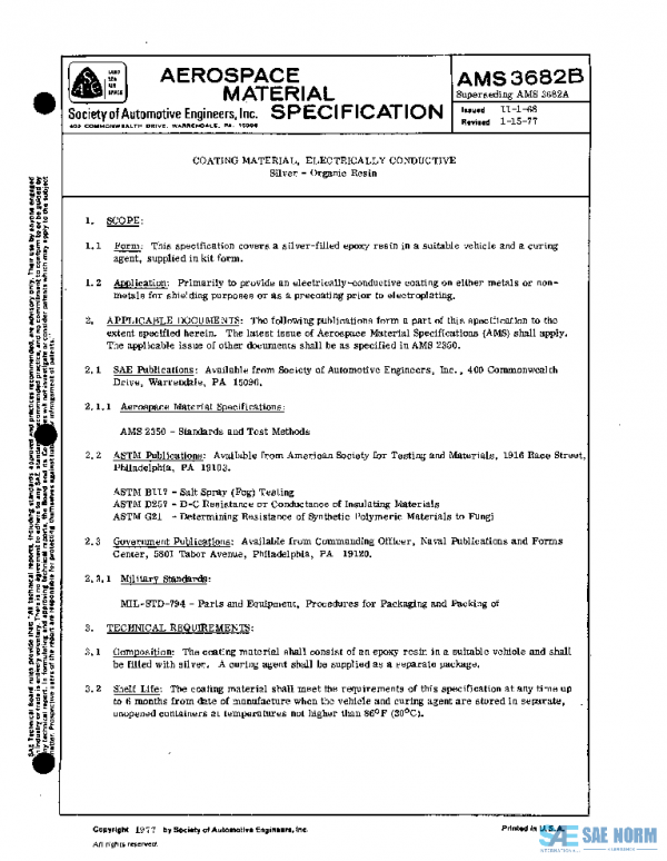 SAE AMS3682B PDF SAE AMS3682B PDF