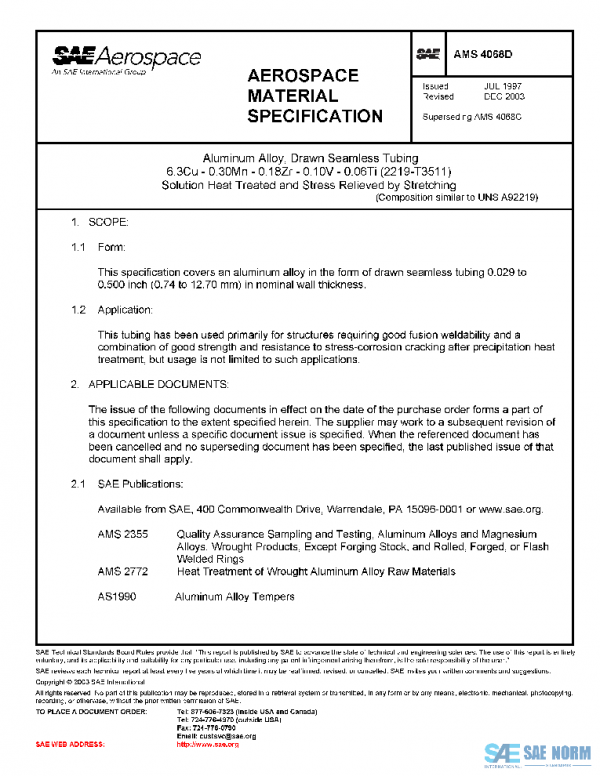 SAE AMS4068D PDF