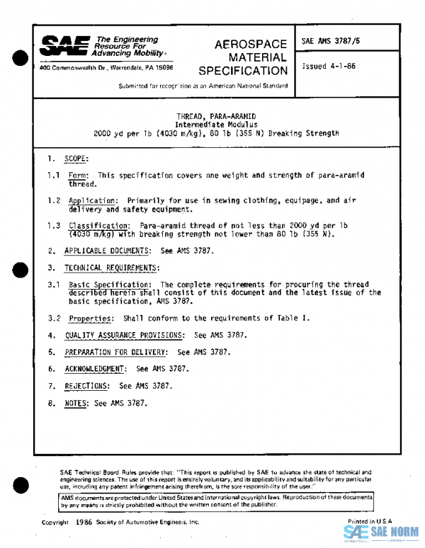 SAE AMS3787/5 PDF