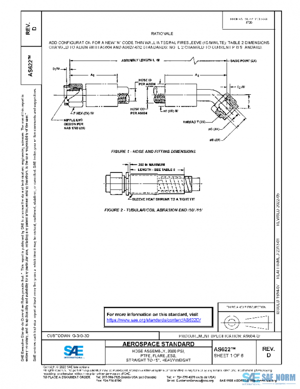 SAE AS622D PDF SAE AS622D PDF