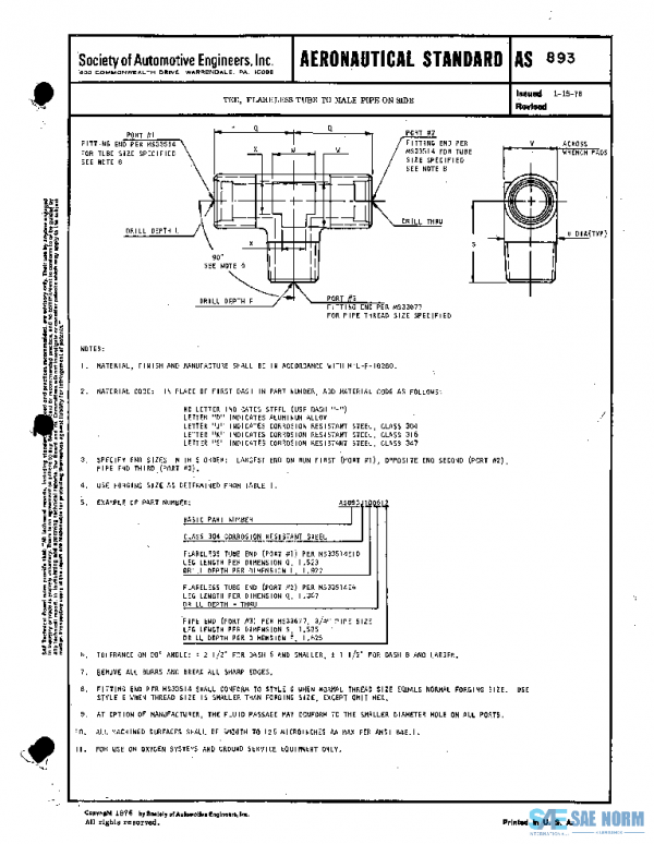 SAE AS893 PDF SAE AS893 PDF