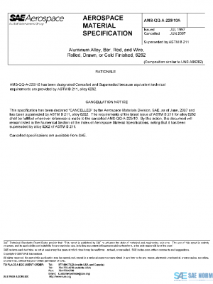 SAE AMSQQA225/10A PDF