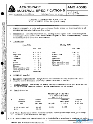 SAE AMS4051B PDF