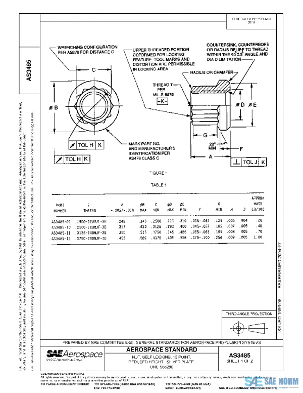 SAE AS3485 PDF