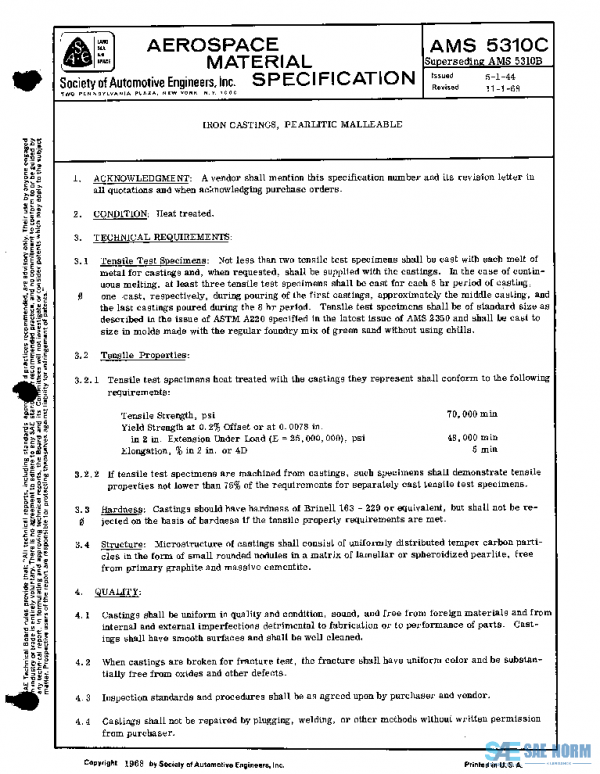 SAE AMS5310C PDF