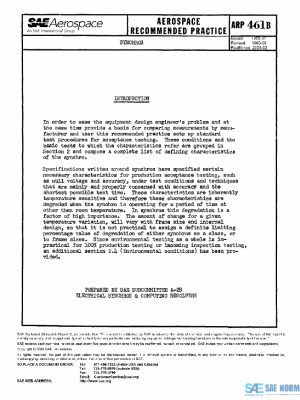 SAE ARP461B PDF