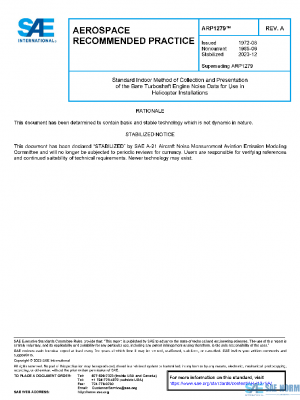 SAE ARP1279A PDF SAE ARP1279A PDF