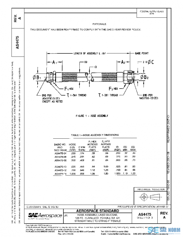 SAE AS4475A PDF SAE AS4475A PDF