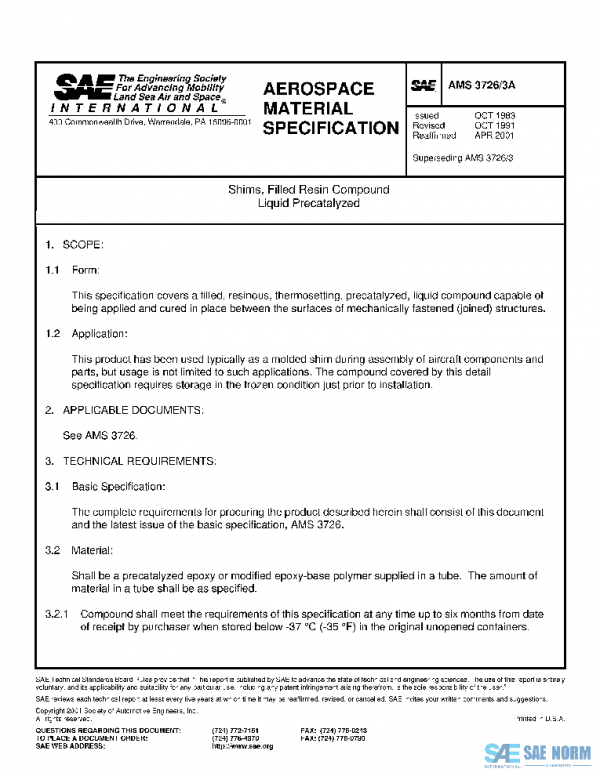 SAE AMS3726/3A PDF
