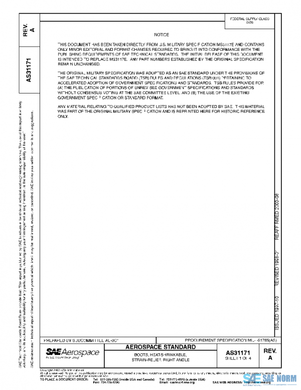 SAE AS31171A PDF SAE AS31171A PDF