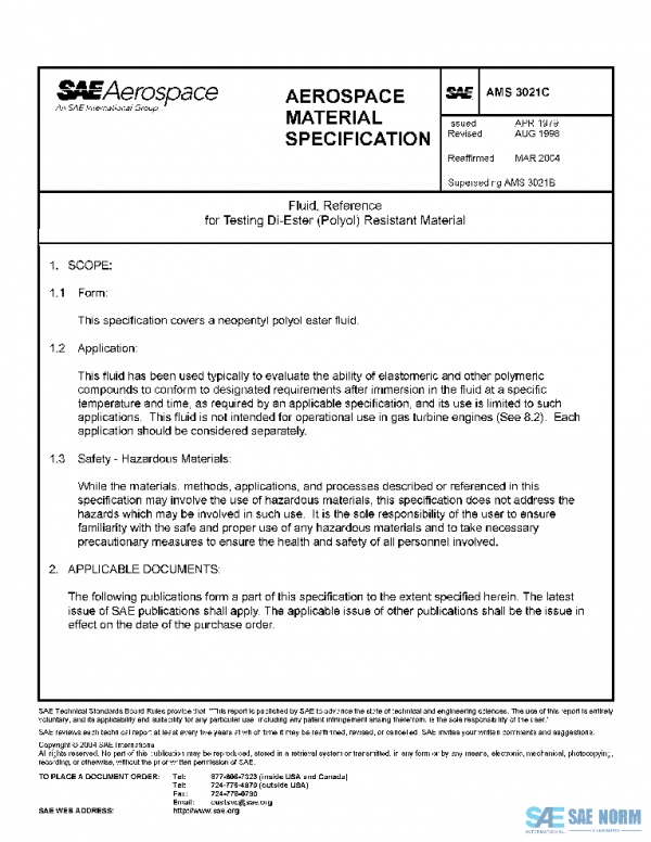 SAE AMS3021C PDF