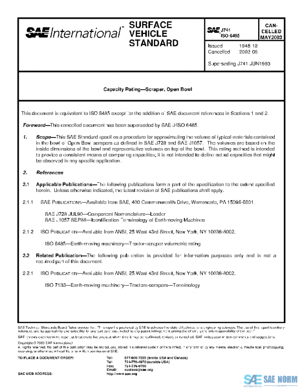 SAE J741_200305 PDF