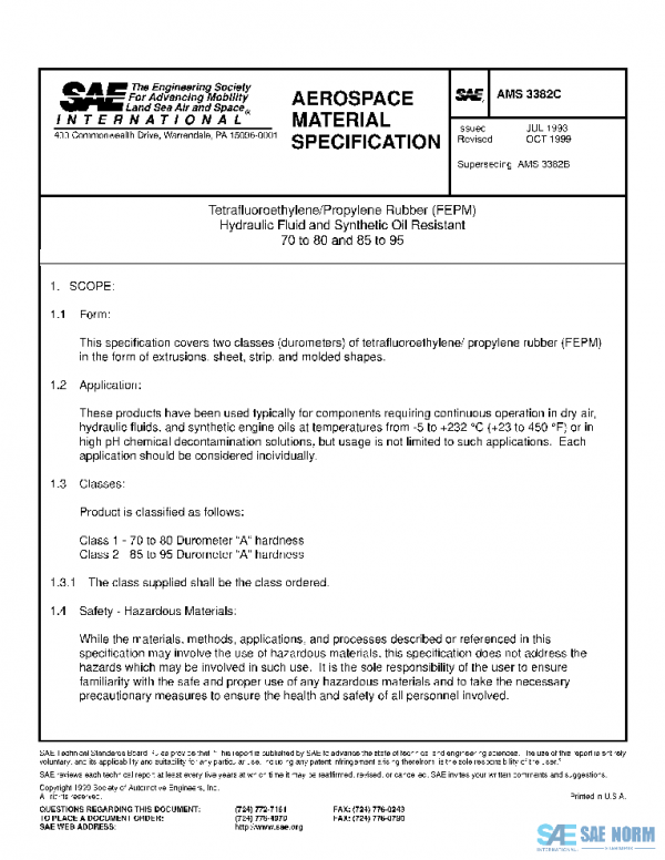 SAE AMS3382C PDF SAE AMS3382C PDF