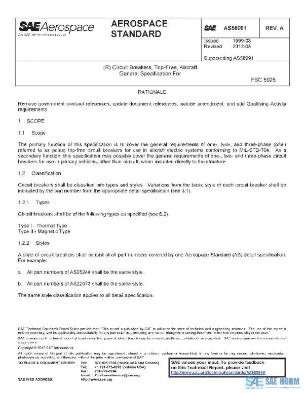 SAE AS58091A PDF