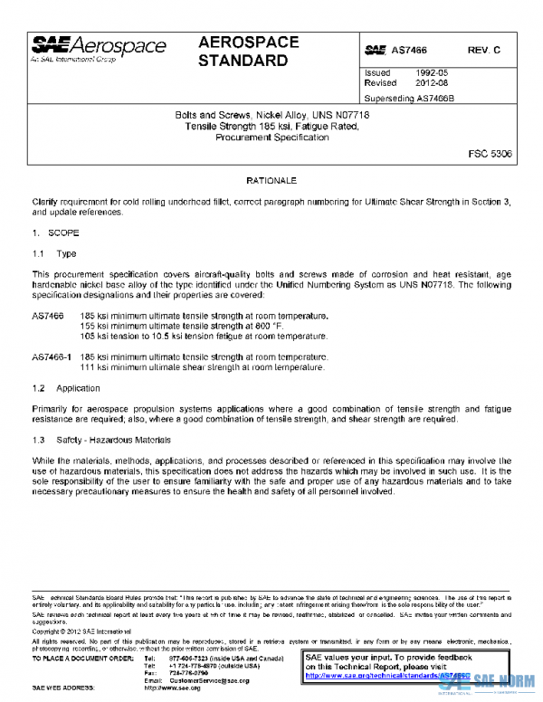 SAE AS7466C PDF SAE AS7466C PDF