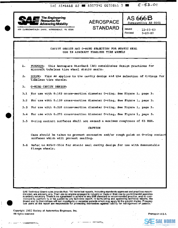 SAE AS666B PDF