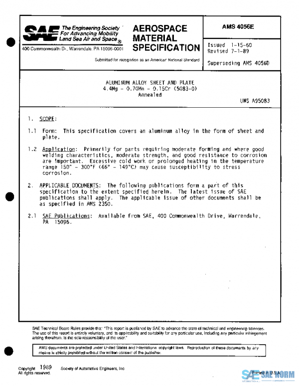 SAE AMS4056E PDF
