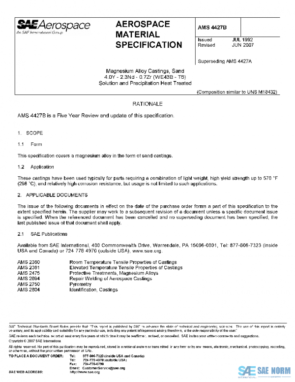SAE AMS4427B PDF SAE AMS4427B PDF