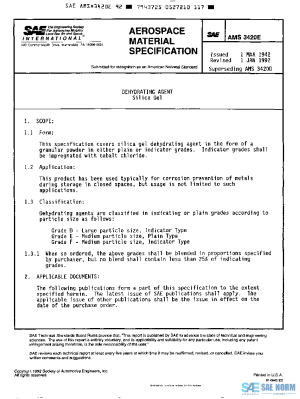 SAE AMS3420E PDF