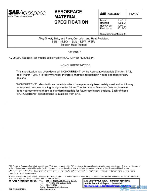 SAE AMS5530G PDF
