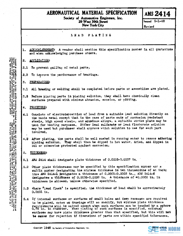 SAE AMS2414 PDF SAE AMS2414 PDF
