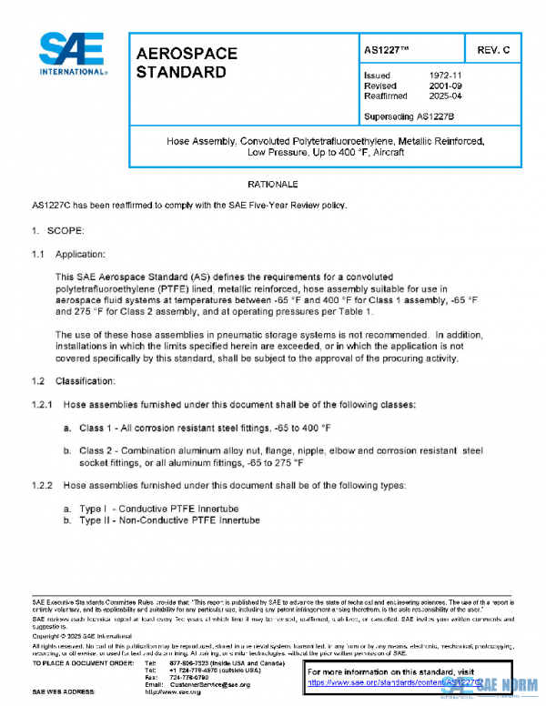 SAE AS1227C PDF SAE AS1227C PDF