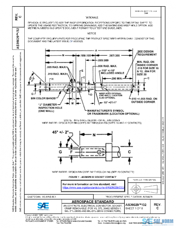 SAE AS39029/32C PDF SAE AS39029/32C PDF