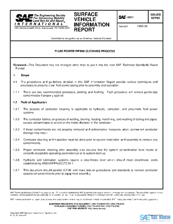 SAE J2254_199509 PDF