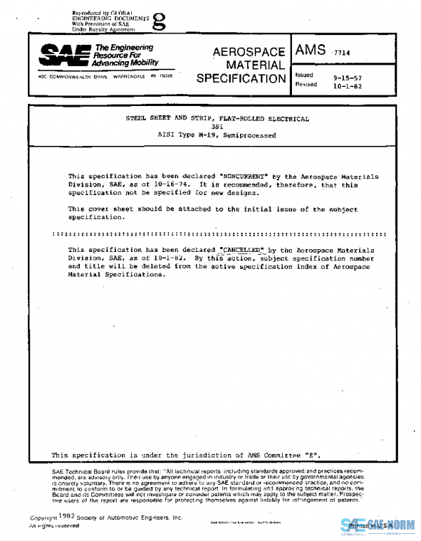 SAE AMS7714 PDF SAE AMS7714 PDF