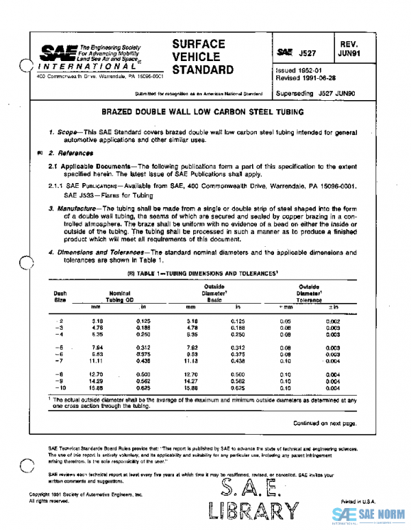 SAE J527_199106 PDF