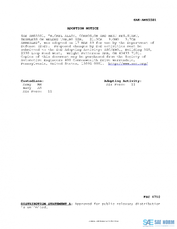 SAE AMS5581C PDF SAE AMS5581C PDF