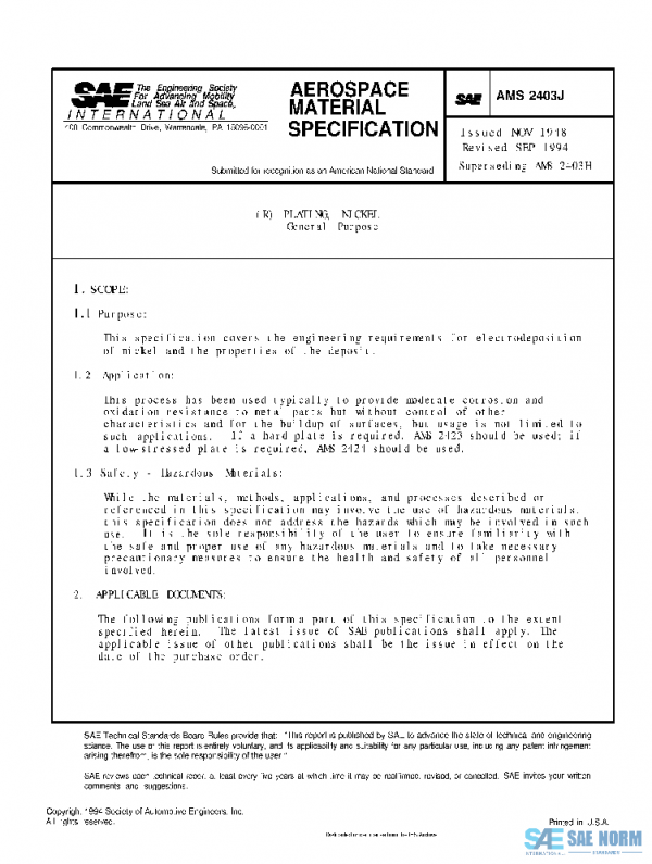 SAE AMS2403J PDF