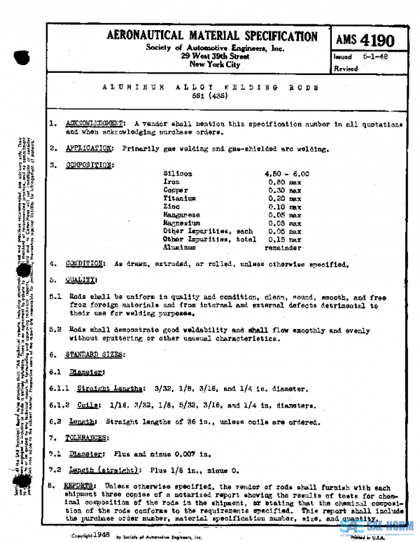 SAE AMS4190 PDF SAE AMS4190 PDF