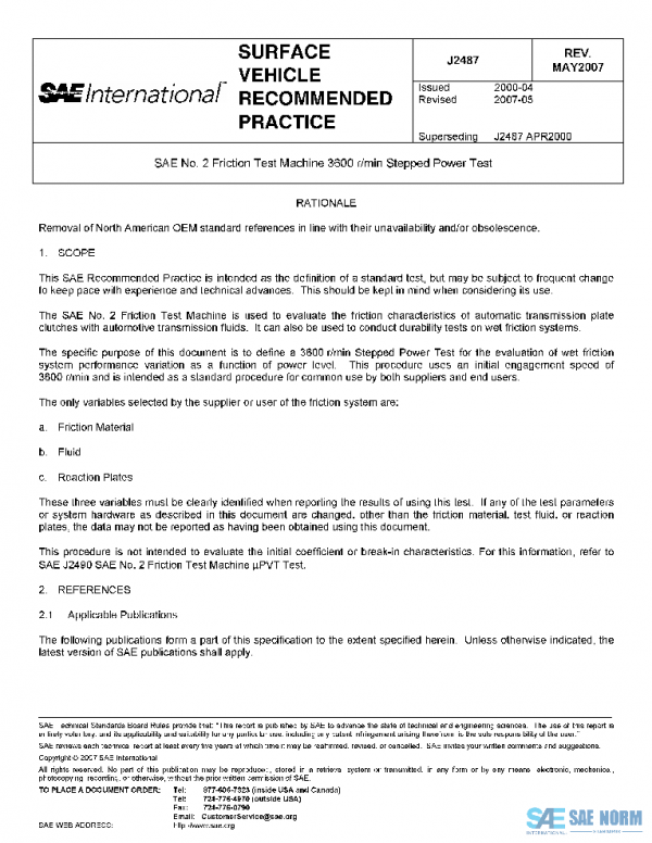 SAE J2487_200705 PDF