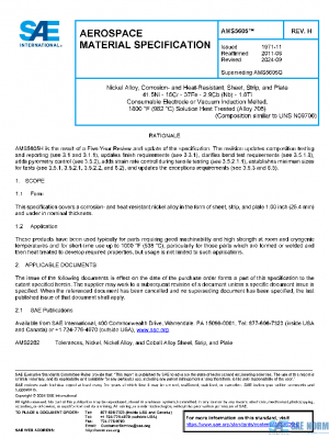 SAE AMS5605H PDF