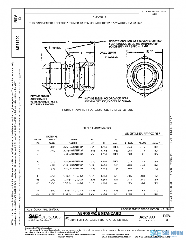SAE AS21900B PDF
