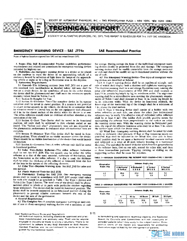 SAE J774C_197101 PDF