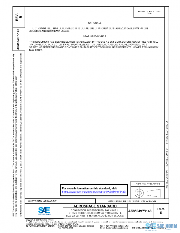 SAE AS85049/143B PDF SAE AS85049/143B PDF